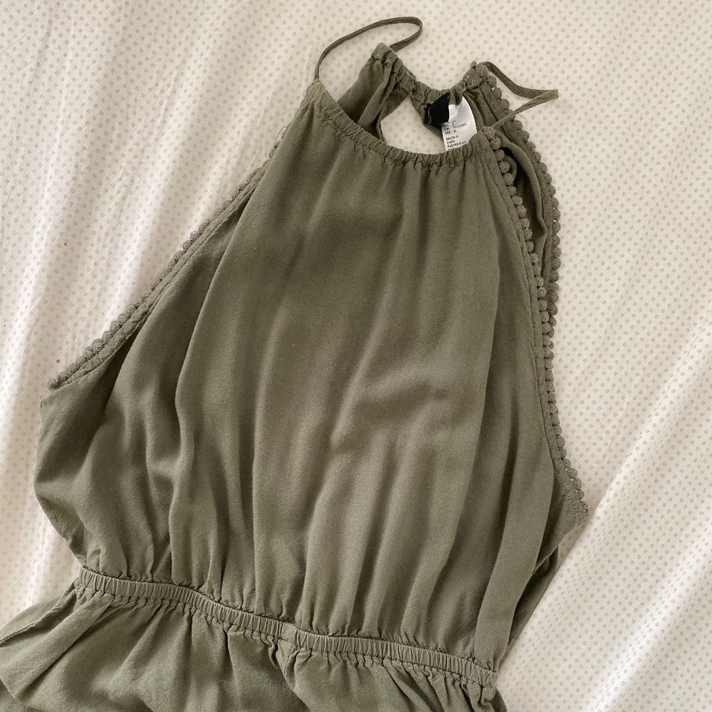 H&M Green Short Romper